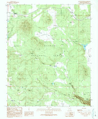 Download a high-resolution, GPS-compatible USGS topo map for Davenport Hill, AZ (1990 edition)