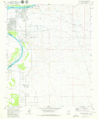 Download a high-resolution, GPS-compatible USGS topo map for Davis Dam SE, AZ (1980 edition)