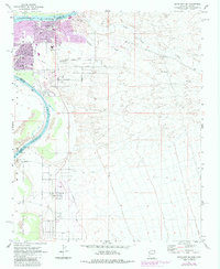Download a high-resolution, GPS-compatible USGS topo map for Davis Dam SE, AZ (1983 edition)