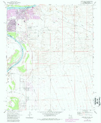 Download a high-resolution, GPS-compatible USGS topo map for Davis Dam SE, AZ (1987 edition)