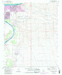 Download a high-resolution, GPS-compatible USGS topo map for Davis Dam SE, AZ (1987 edition)