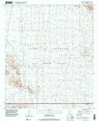 preview thumbnail of historical topo map of Maricopa County, AZ in 1996