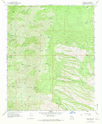 preview thumbnail of historical topo map of Mohave County, AZ in 1968