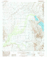 Download a high-resolution, GPS-compatible USGS topo map for Dendora Valley, AZ (1986 edition)