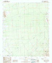 Download a high-resolution, GPS-compatible USGS topo map for Desert Peak, AZ (1989 edition)