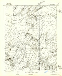 Download a high-resolution, GPS-compatible USGS topo map for Dinne Mesa SW, AZ (1954 edition)