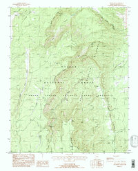 Download a high-resolution, GPS-compatible USGS topo map for Dog Point, AZ (1988 edition)