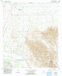 preview thumbnail of historical topo map of Yuma County, AZ in 1991