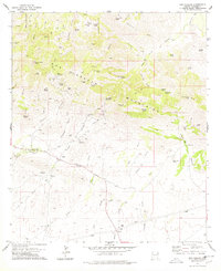 preview thumbnail of historical topo map of Cochise County, AZ in 1978