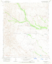 Download a high-resolution, GPS-compatible USGS topo map for Dourine Canyon, AZ (1967 edition)