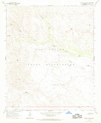 Download a high-resolution, GPS-compatible USGS topo map for Dourine Canyon, AZ (1969 edition)