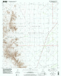 preview thumbnail of historical topo map of Pima County, AZ in 1996