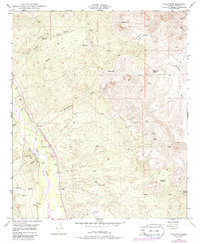 Download a high-resolution, GPS-compatible USGS topo map for Dudleyville, AZ (1986 edition)