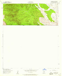 preview thumbnail of historical topo map of Santa Cruz County, AZ in 1958