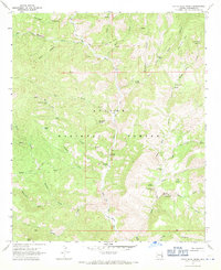 preview thumbnail of historical topo map of Greenlee County, AZ in 1967