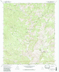 Download a high-resolution, GPS-compatible USGS topo map for Dutch Blue Creek, AZ (1986 edition)