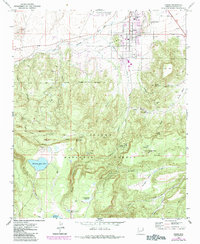 Download a high-resolution, GPS-compatible USGS topo map for Eagar, AZ (1985 edition)
