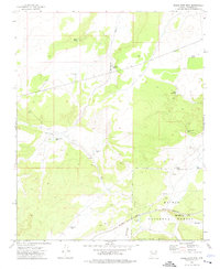 preview thumbnail of historical topo map of Coconino County, AZ in 1973