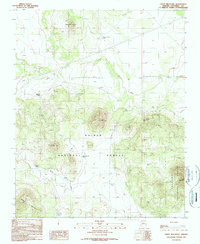Download a high-resolution, GPS-compatible USGS topo map for Ebert Mountain, AZ (1990 edition)