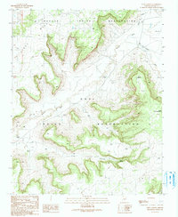 Download a high-resolution, GPS-compatible USGS topo map for Echo Canyon, AZ (1991 edition)