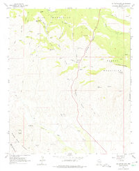 Download a high-resolution, GPS-compatible USGS topo map for El Capitan Mtn, AZ (1975 edition)