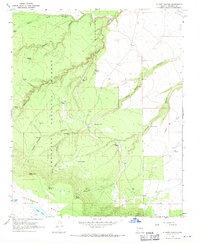 Download a high-resolution, GPS-compatible USGS topo map for Elliott Canyon, AZ (1971 edition)