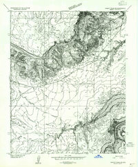 Download a high-resolution, GPS-compatible USGS topo map for Emmett Wash NE, AZ (1955 edition)
