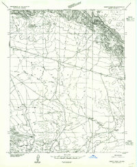 Download a high-resolution, GPS-compatible USGS topo map for Emmett Wash NW, AZ (1955 edition)