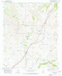 preview thumbnail of historical topo map of Yavapai County, AZ in 1974