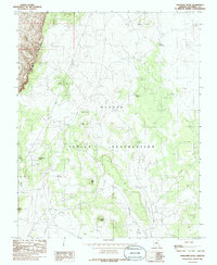 Download a high-resolution, GPS-compatible USGS topo map for Explosive Rock, AZ (1985 edition)
