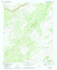 preview thumbnail of historical topo map of Apache County, AZ in 1979