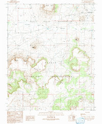 Download a high-resolution, GPS-compatible USGS topo map for First Flat Mesa, AZ (1991 edition)