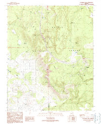 Download a high-resolution, GPS-compatible USGS topo map for Fitzgerald Hill, AZ (1990 edition)