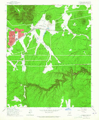 Download a high-resolution, GPS-compatible USGS topo map for Flagstaff East, AZ (1965 edition)