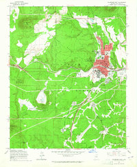 Download a high-resolution, GPS-compatible USGS topo map for Flagstaff West, AZ (1965 edition)