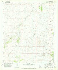 Download a high-resolution, GPS-compatible USGS topo map for Flattop Hill, AZ (1973 edition)