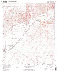 preview thumbnail of historical topo map of Pinal County, AZ in 1965