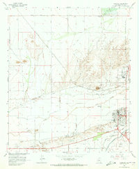 preview thumbnail of historical topo map of Florence, AZ in 1965