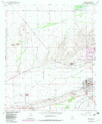 Download a high-resolution, GPS-compatible USGS topo map for Florence, AZ (1982 edition)