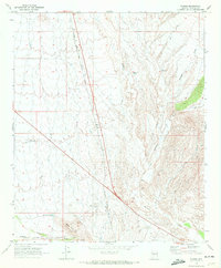 Download a high-resolution, GPS-compatible USGS topo map for Flores, AZ (1972 edition)
