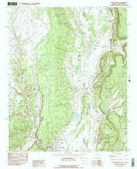 Download a high-resolution, GPS-compatible USGS topo map for Fort Defiance, AZ (1983 edition)