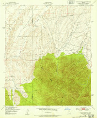 preview thumbnail of historical topo map of Cochise County, AZ in 1948