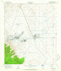 Download a high-resolution, GPS-compatible USGS topo map for Fort Huachuca, AZ (1966 edition)