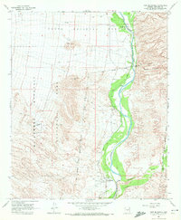 Download a high-resolution, GPS-compatible USGS topo map for Fort McDowell, AZ (1972 edition)