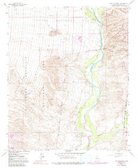 Download a high-resolution, GPS-compatible USGS topo map for Fort McDowell, AZ (1991 edition)