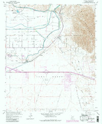 Download a high-resolution, GPS-compatible USGS topo map for Fortuna, AZ (1979 edition)