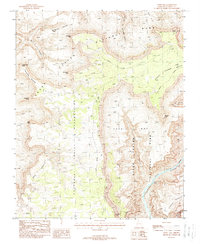 Download a high-resolution, GPS-compatible USGS topo map for Fossil Bay, AZ (1988 edition)