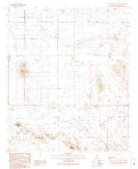 Download a high-resolution, GPS-compatible USGS topo map for Fourth of July Butte, AZ (1990 edition)