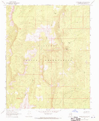 preview thumbnail of historical topo map of Coconino County, AZ in 1967