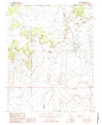 Download a high-resolution, GPS-compatible USGS topo map for Fredonia, AZ (1988 edition)